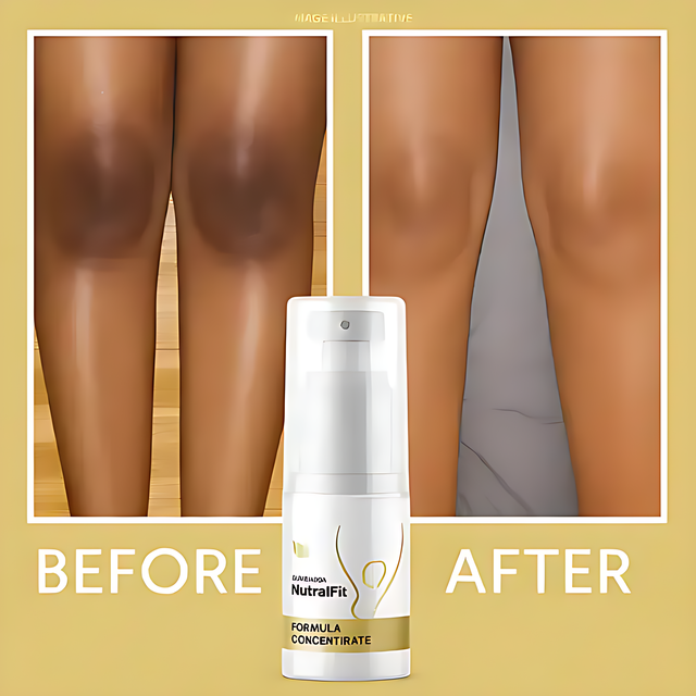 NutralFit bottle with drop of serum highlighting lightweight texture – MKPBR.COM
