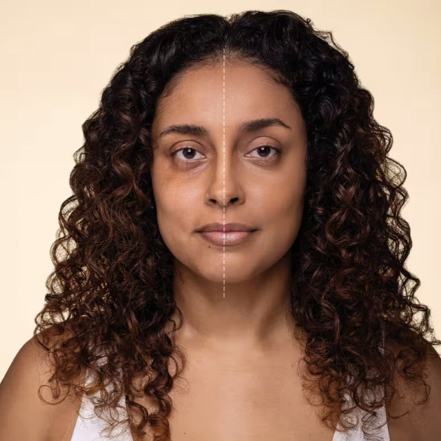 Niina Secrets Daily Tint Cream Foundation before after matte finish – Buy now at MKPBR.COM – Worldwide Shipping