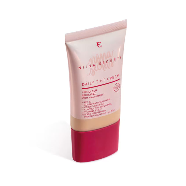 Niina Secrets Daily Tint Cream Foundation matte SPF30 25ml – Buy now at MKPBR.COM – Worldwide Shipping