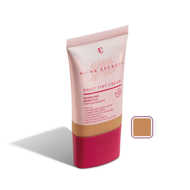 Niina Secrets Daily Tint Cream Foundation shade 60 – Buy now at MKPBR.COM – Worldwide Shipping