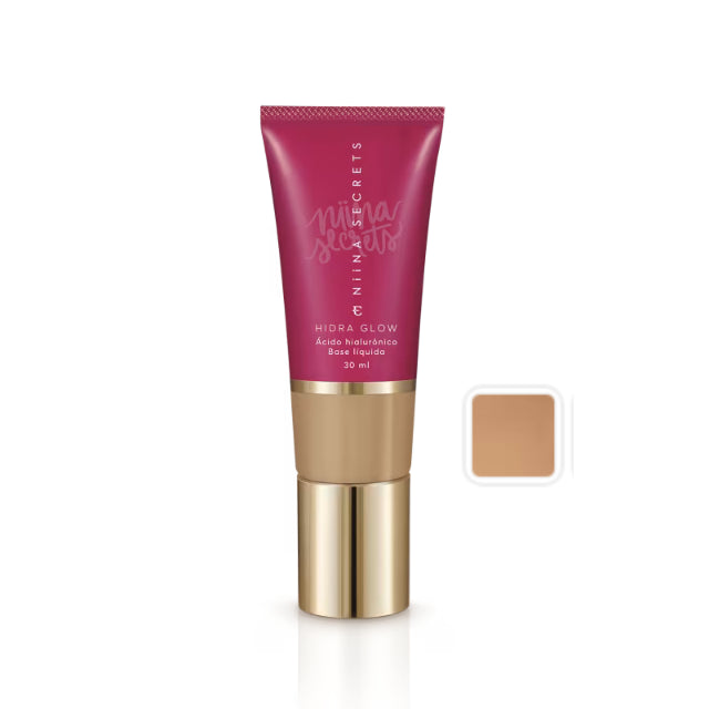 Niina Secrets Hidra Glow Foundation shade 40 medium – Buy now at MKPBR.COM – Worldwide Shipping