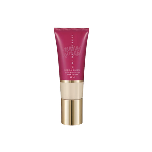 : Niina Secrets Hidra Glow Liquid Foundation front view 30ml – Buy now at MKPBR.COM – Worldwide Shipping