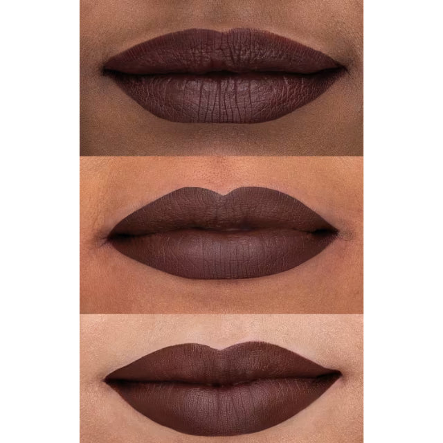  Niina Secrets Skinny Matte Lipstick Marrom Lirio look – Buy now at MKPBR.COM – Worldwide Shipping