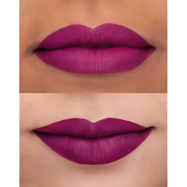 Niina Secrets Skinny Matte Lipstick Pink Peonia look – Buy now at MKPBR.COM – Worldwide Shipping