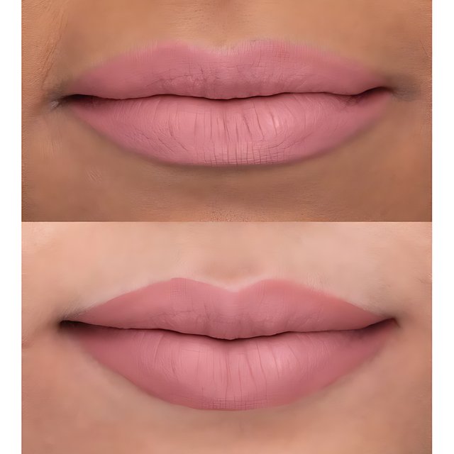 Niina Secrets Skinny Matte Lipstick Rose Gardênia swatch – Buy now at MKPBR.COM – Worldwide Shipping