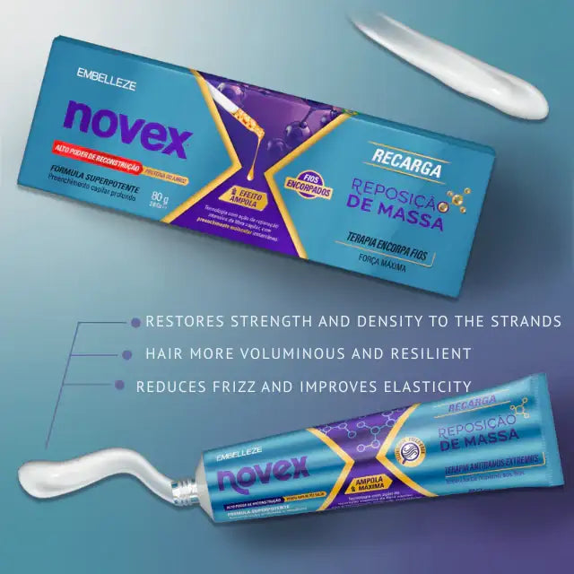Novex Deep Repair Hydration Mask for Damaged Hair – The perfect treatment for vital, beautiful hair – Buy now at MKPBR.COM – Worldwide Shipping