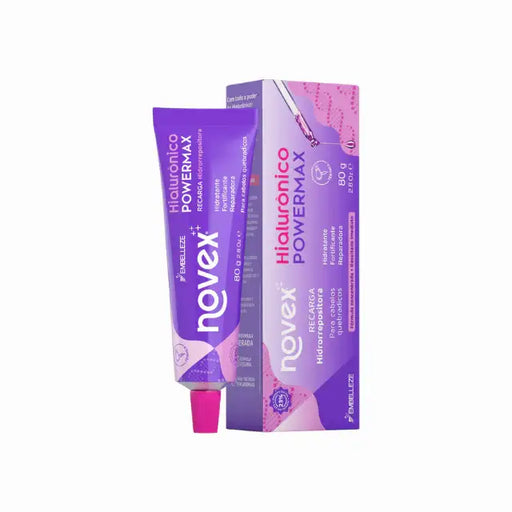 Novex Hyaluronic PowerMax Repair & Harmonization Hair Mask 80g – Revitalize and rejuvenate brittle hair from the first application – Buy now at MKPBR.COM – Worldwide Shipping