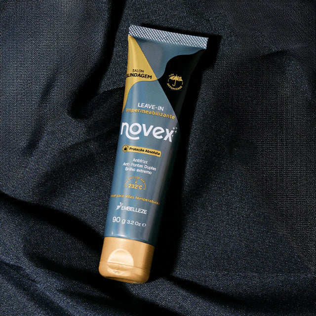 Novex Salon Blindagem Waterproofing glossy shine finish for all hair types and textures – Buy now at MKPBR.COM – Worldwide Shipping