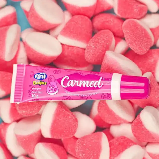 Carmed Fini Lip Balm Beijos, 0.35 oz (10g) – Cruelty-free lip moisturizers for soft, protected lips – Buy now at MKPBR.COM – Worldwide Shipping