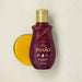 Lightweight body oil texture for Paixão Black Raspberry on neutral surface. Buy now at MKPBR.COM – Worldwide Shipping
