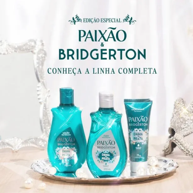 Paixão & Bridgerton Dama de Prata Body Lotion for elegant, perfumed skin – Buy now at MKPBR.COM – Worldwide Shipping