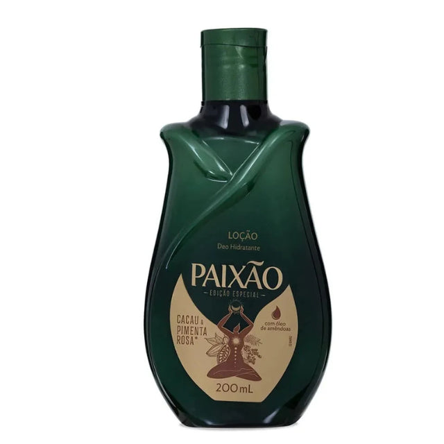 Paixão Feminino Ancestral Cacau & Pimenta Rosa Body Lotion for soft, energistically fragranced skin – Buy now at MKPBR.COM – Worldwide Shipping