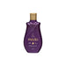 Paixão Irresistível Flor de Lis Body Oil 200 mL, elegant purple bottle with gold cap, front view on a clean background – Buy now at MKPBR.COM – Worldwide Shipping