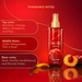 Paixão Body Splash with harmonious blend of strawberry, violet, and vanilla for a balanced aroma.– Buy now at MKPBR.COM – Worldwide Shipping