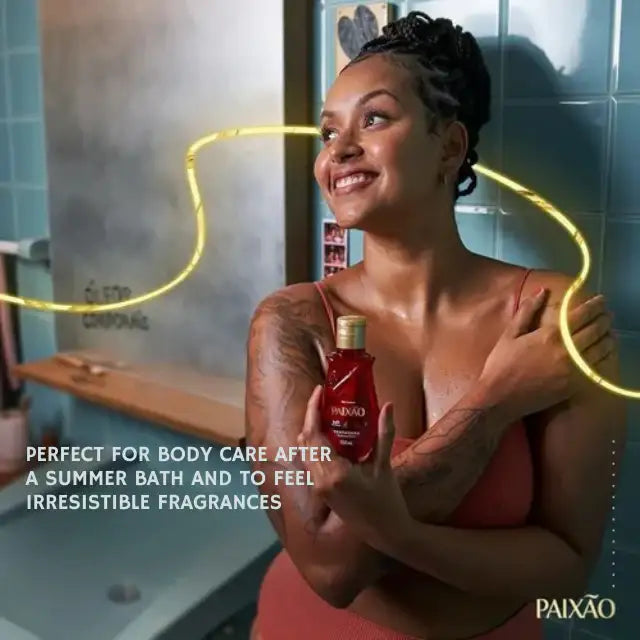Paixão Tentadora Body Oil for Radiant Skin & Irresistible Summer Fragrance – Buy now at MKPBR.COM – Worldwide Shipping