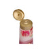 Close-up of the open gold flip-top cap of Paixão Tentadora Ultracremosa Deo Hidratante lotion showing the dispenser detail. Buy now at MKPBR.COM – Worldwide Shipping