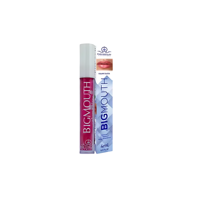 Phállebeauty Big Mouth Volume Gloss Pink Glow with Rose Shimmer – Buy now at MKPBR.COM – Worldwide Shipping