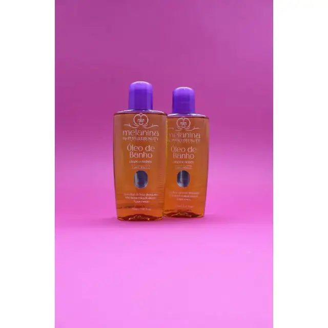 Phállebeauty Melanina Bath Oil for Hydration with Almond Fragrance – Buy now at MKPBR.COM – Worldwide Shipping