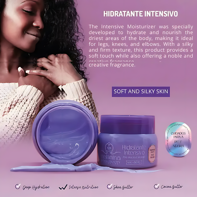 Phállebeauty Melanina Body Lotion with Shea and Cocoa Butter – Buy now at MKPBR.COM – Worldwide Shipping