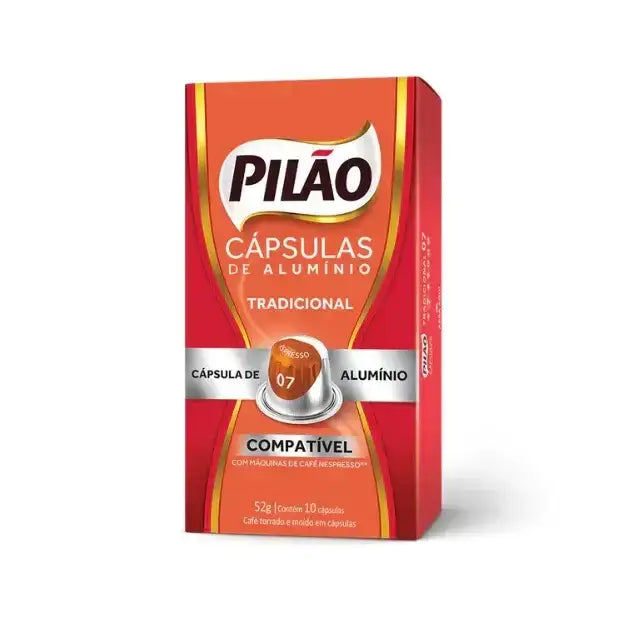 Pilão Arabica Robusta Espresso Capsules, gourmet blend with a pleasantly sweet flavor and intensity 7 – Buy now at MKPBR.COM – Worldwide Shipping
