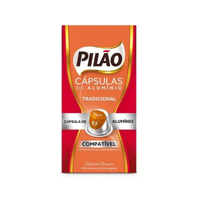 Pilão Nespresso Compatible Coffee Pods, authentic Brazilian blend for a rich espresso experience – Buy now at MKPBR.COM – Worldwide Shipping

