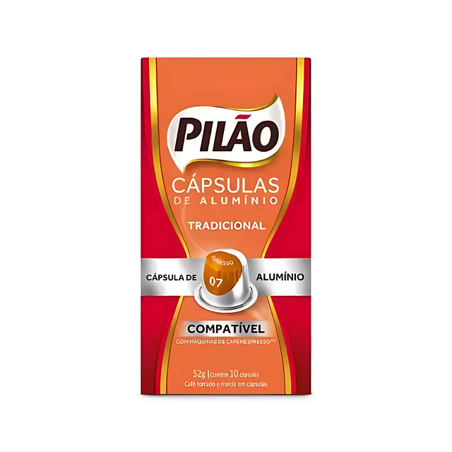 Pilão Nespresso Compatible Coffee Pods, authentic Brazilian blend for a rich espresso experience – Buy now at MKPBR.COM – Worldwide Shipping