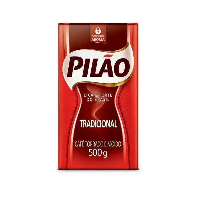 Pilão Tradicional Premium Brazilian Coffee, Finely Ground, Fresh Sealed – Buy now at MKPBR.COM – Worldwide Shipping
