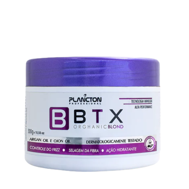 Plancton Professional BTX Orghanic Blond Revitalizing Mask front view 100g – Buy now at MKPBR.COM – Worldwide Shipping