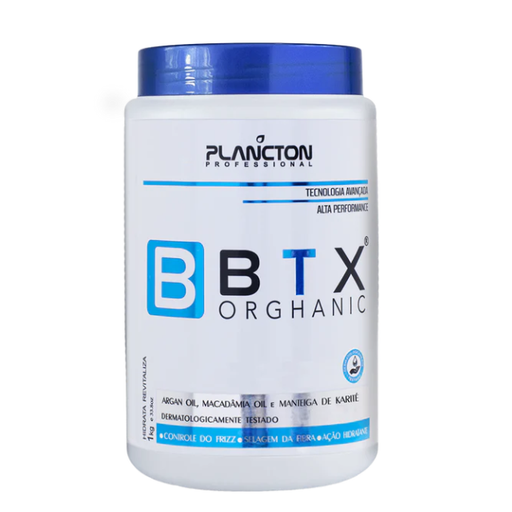 Plancton Professional BTX Orghanic Revitalizing Volume-Reducing Hair Mask front view 35.2 oz (1kg) – Buy now at MKPBR.COM – Worldwide Shipping