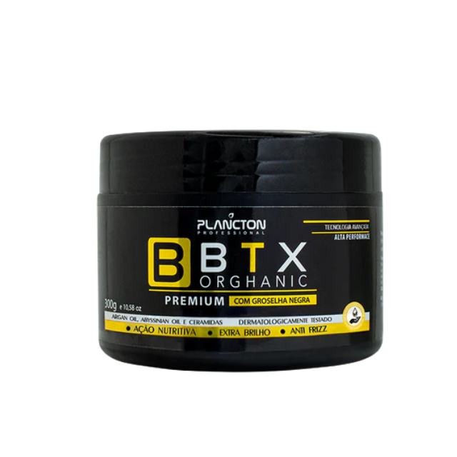 Plancton Professional BTX Premium Orghanic Revitalizing Alignment Hair Mask front 300g – Buy now at MKPBR.COM – Worldwide Shipping