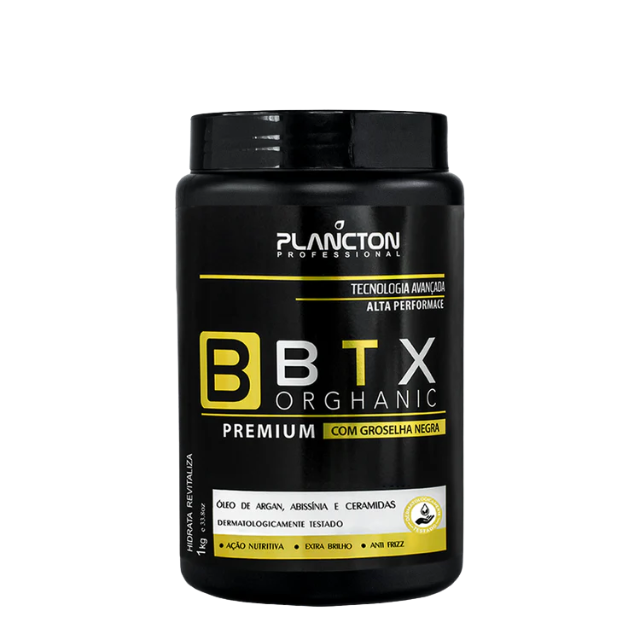 Plancton Professional BTX Premium Orghanic Revitalizing Alignment Hair Mask front 35.2 oz (1kg) – Buy now at MKPBR.COM – Worldwide Shipping