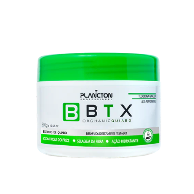 Plancton Professional BTX Quiabo Orghanic Revitalizing Hair Mask front packaging 300g – Buy now at MKPBR.COM – Worldwide Shipping