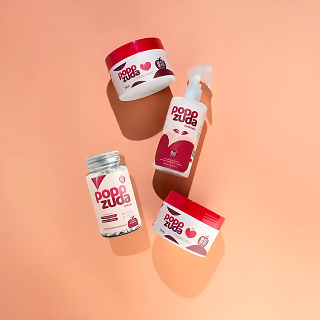 Popozuda Total Burn Kit – Originele 4-delige set (2 crèmes, 1 spray, 1 mix)