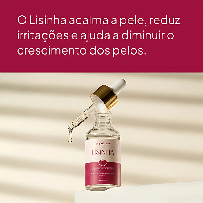 Popozuda Lisinha post-depilation body lotion that soothes, hydrates and smooths skin after hair removal – Buy now at MKPBR.COM – Worldwide Shipping
