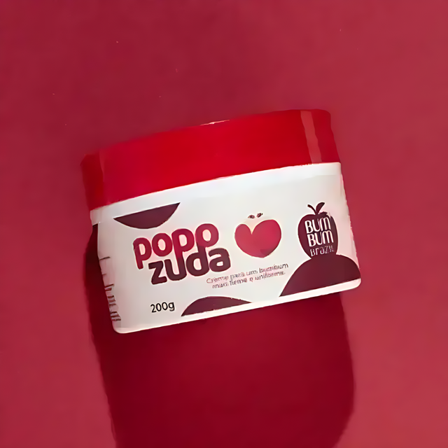 4-Pack Popozuda Crème - Stevigheid, Hydratatie en Stralendheid voor je Huid - 4 x 200g - Origineel