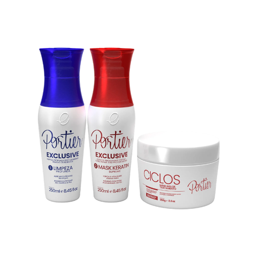 Portier Exclusive and Ciclos Mask 250ml kit front view – Buy now at MKPBR.COM – Worldwide Shipping