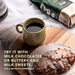 Orfeu Organic Ground Coffee – 100% Arabica, Chocolate & Caramel Notes, Medium Roast – 8.82 oz (250g) – A close-up of a coffee featuring Orfeu Organic Ground Coffee, highlighting its fine grind and readiness for brewing. – Buy now at MKPBR.COM – Worldwide Shipping
