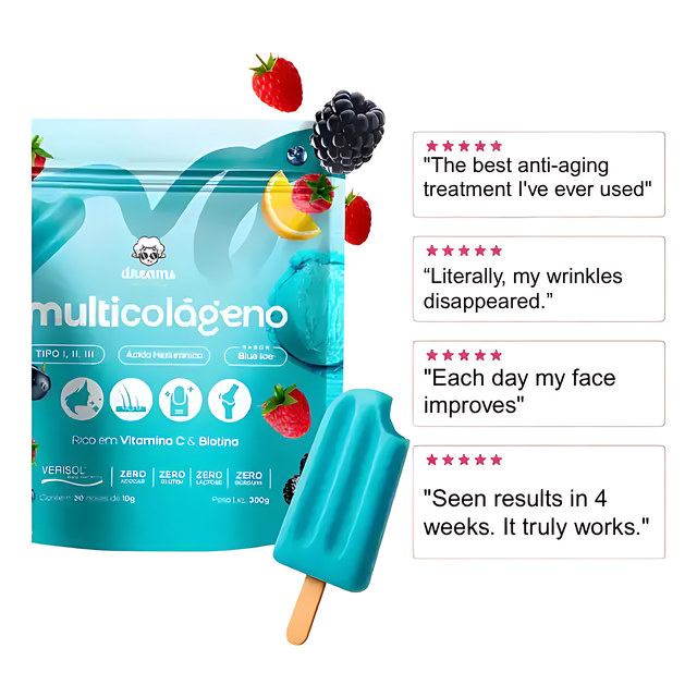 Dreams Nutrition Premium Multicolágeno Dual Delight Supplement for radiant results – Buy now at MKPBR.COM – Worldwide Shipping