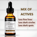 Principia Mix-02 Caffeine Serum 5% + Tranexamic Acid 3% + Ferulic Acid 0.5% for Dark Circle & Dark Spot Care, 1.01 fl oz (30 mL) skincare flat lay – Buy now at MKPBR.COM – Worldwide Shipping