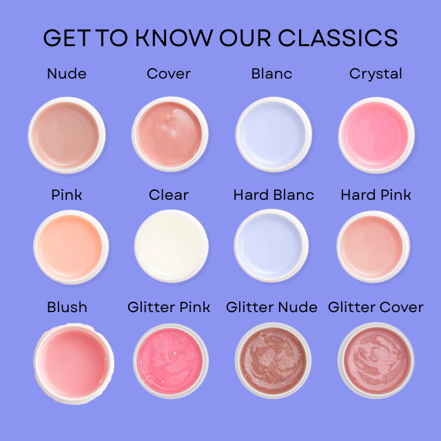  Professional nail technician builder gel kit featuring all Vòlia Classic variants – Buy now at MKPBR.COM – Worldwide Shipping