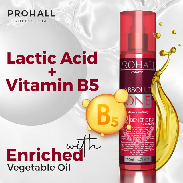 Prohall Absolut One Lactic Acid Panthenol Formula – Buy now at MKPBR.COM – Worldwide Shipping
