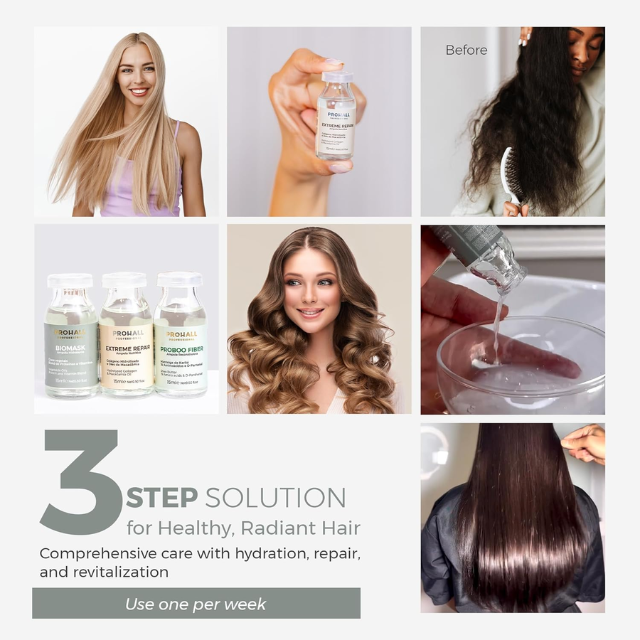 Prohall Brazilian Cronograma Capilar Treatment Kit – Buy now at MKPBR.COM – Worldwide Shipping