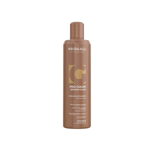 Prohall Brown Gloss Caramel Brunette Toning Mask 17.64 oz (500 g) – Buy now at MKPBR.COM – Worldwide Shipping