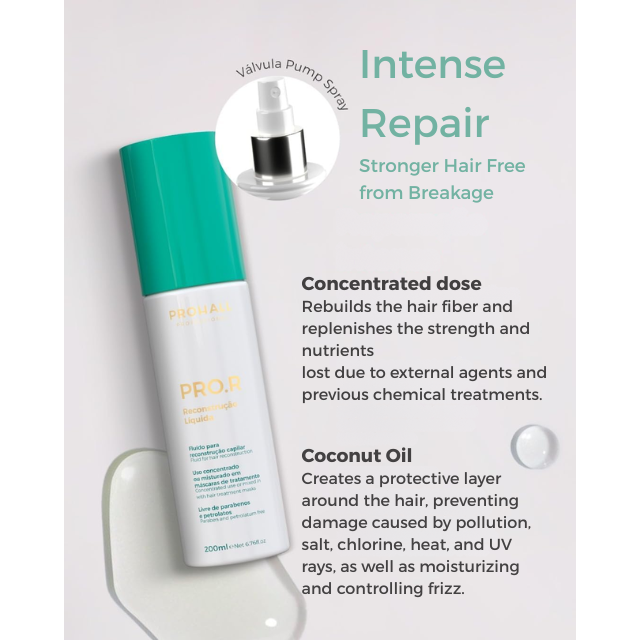  Prohall PRO.R Liquid Keratin Hydrolyzed Protein Formula – Buy now at MKPBR.COM – Worldwide Shipping