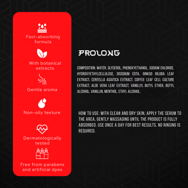 Prolong Refreshing Topical Serum for Men, Fast-Absorbing Daily Skin Care – 1.01 oz (30 mL) – Fast-absorbing finish with no residue – Buy now at MKPBR.COM – Worldwide Shipping