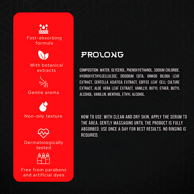 Prolong Refreshing Topical Serum for Men, Fast-Absorbing Daily Skin Care – 1.01 oz (30 mL) – Fast-absorbing finish with no residue – Buy now at MKPBR.COM – Worldwide Shipping