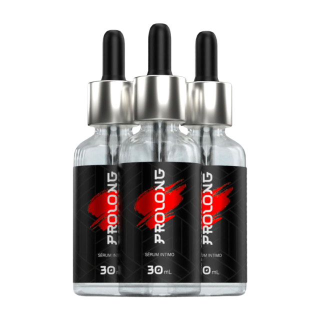 Prolong Trio Pack Men’s Topical Serum, Fast-Absorbing Comfort & Fresh Feel – 3.04 oz (90 mL) – Three bottles front view – Buy now at MKPBR.COM – Worldwide Shipping
