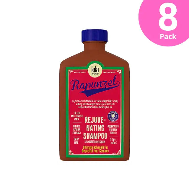 Rapunzel Rejuvenating Shampoo used in a complete haircare routine mkpbr.com


