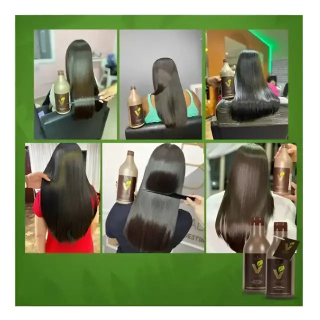 Organic hair treatment with Vegan Hair by Prolisse 2x10.14 fl oz (2x300ml) kit for all hair types. Buy now at MKPBR.COM with worldwide shipping.
