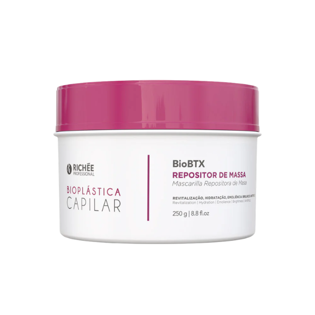 Richée Bioplástica Bio Mass Replenishing Hair Mask 250g front product view – Buy now at MKPBR.COM – Worldwide Shipping